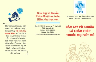 Vệ sinh tay ngoại khoa – Lá chắn vàng trước nguy cơ nhiễm khuẩn